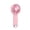 Pink, variant on USB Rechargeable Handheld Fan, 3 Speed Adjustable Mini Portable Fan with 400mAh Battery and Hook, Personal Cooling Travel Fan for Office Outdoor Use