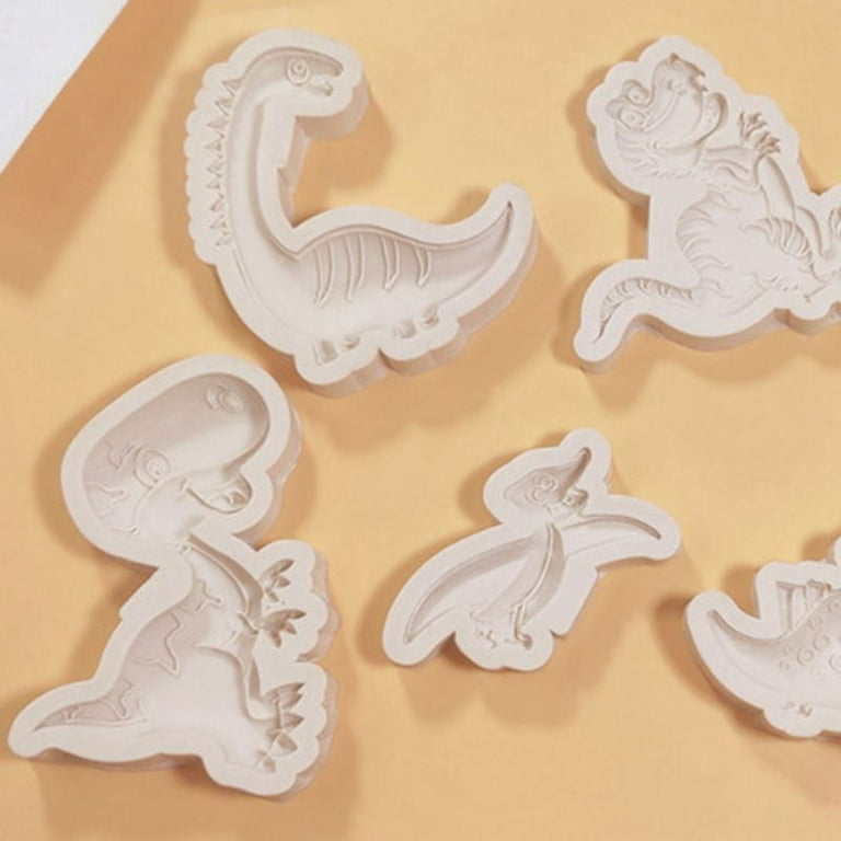  FantasyDay Premium 2 Pack Dinosaur Molds Silicone Soap Mold  Cookie Mold for Dinosaur Gummies, Your Birthday Cake Decorations, Dessert,  Soap, Donut, Ice Cube, Muffin, Chocolates and More #1: Home & Kitchen