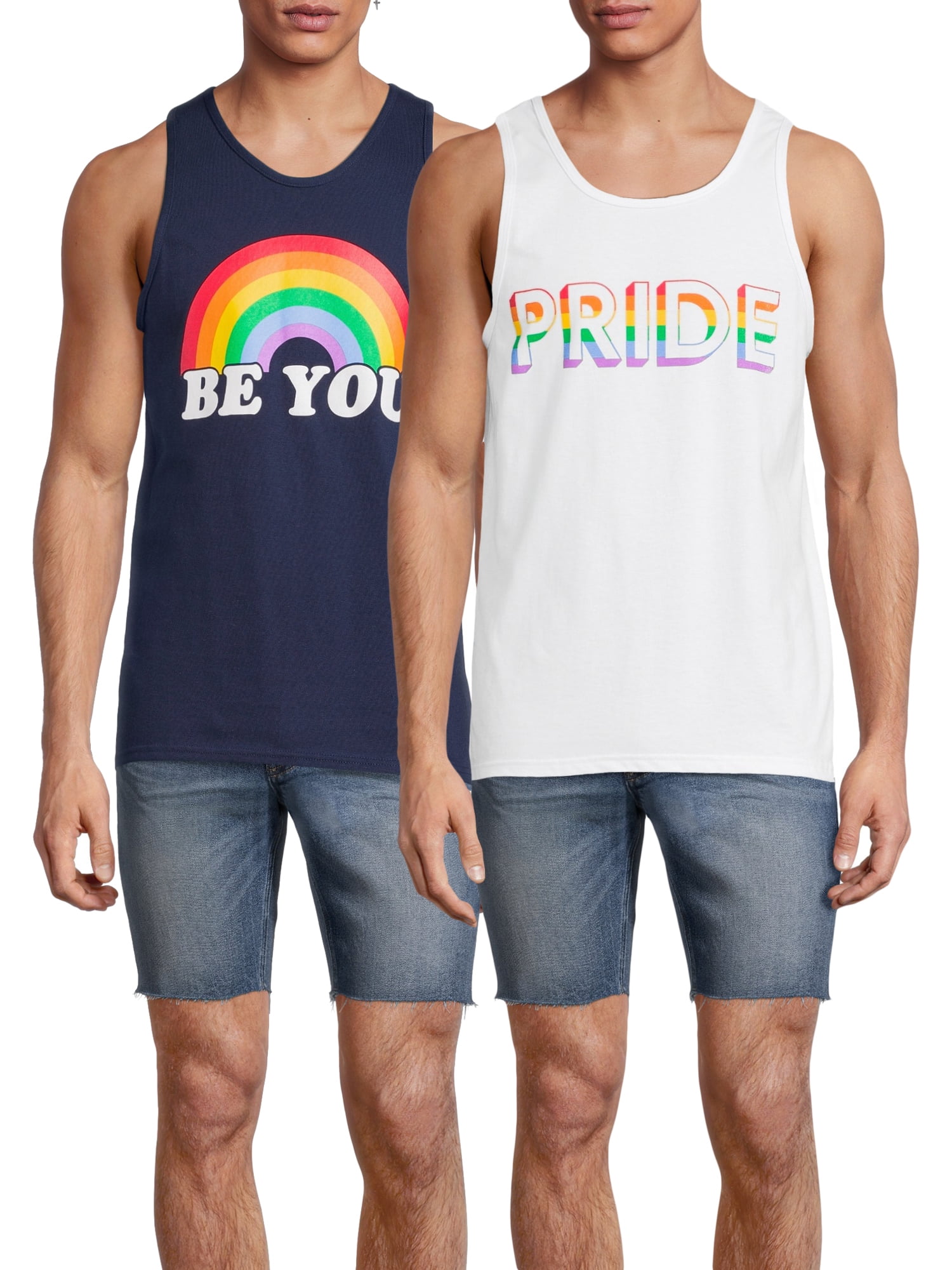 Rainbow Be You Sleeveless Tank Top 