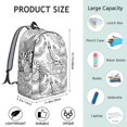 thumbnail image 5 of Spacious Paisley Backpack in Bohemian Print, Essential Gear for High School and College Students, Carries Tech and Textbooks, Perfect Gift for the Semester, 5 of 5
