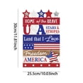 thumbnail image 3 of SLYNSHome 4th of July Hanging Door Sign 250th Anniversary Wooden Decor Farmhouse Patriotic Decor Independence Memorial Day Wall Door Rustic Plaque for Porch Outdoor, 3 of 6