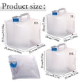 thumbnail image 3 of 1.32gal Collapsible Camping Water Storage Cubes Jug Water Container with Spigot Foldable Outdoor, 3 of 7