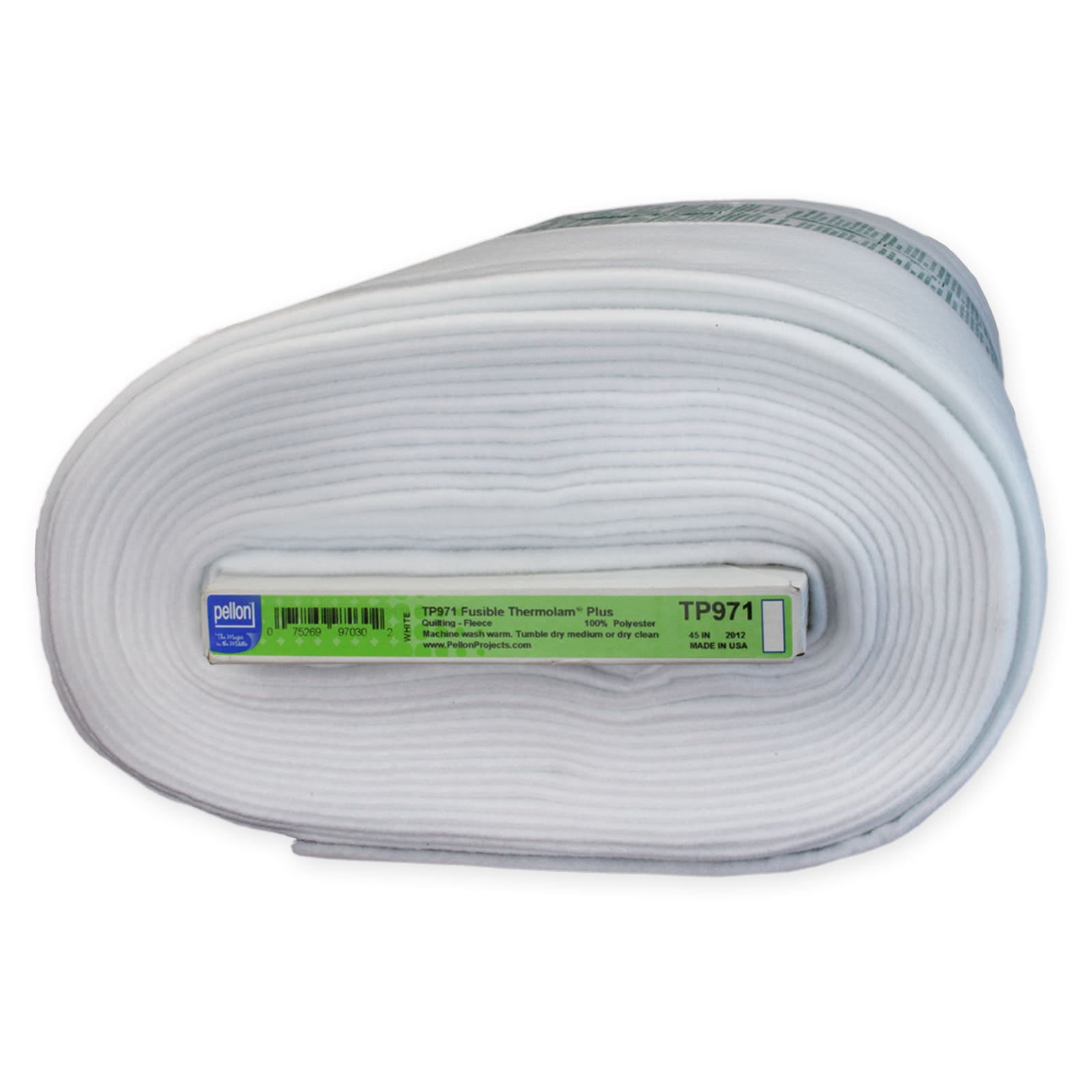 Thermolam Plus Fusible Fleece-White 45"X15Yd Fob: Mi