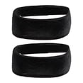 thumbnail image 1 of Bargains Únicos 2 piezas Banda de sujeción, terciopelo para asegurar pelucas, ajustable, sin deslizamiento, sujeta el cabello hacia atrás negro, 1 of 7