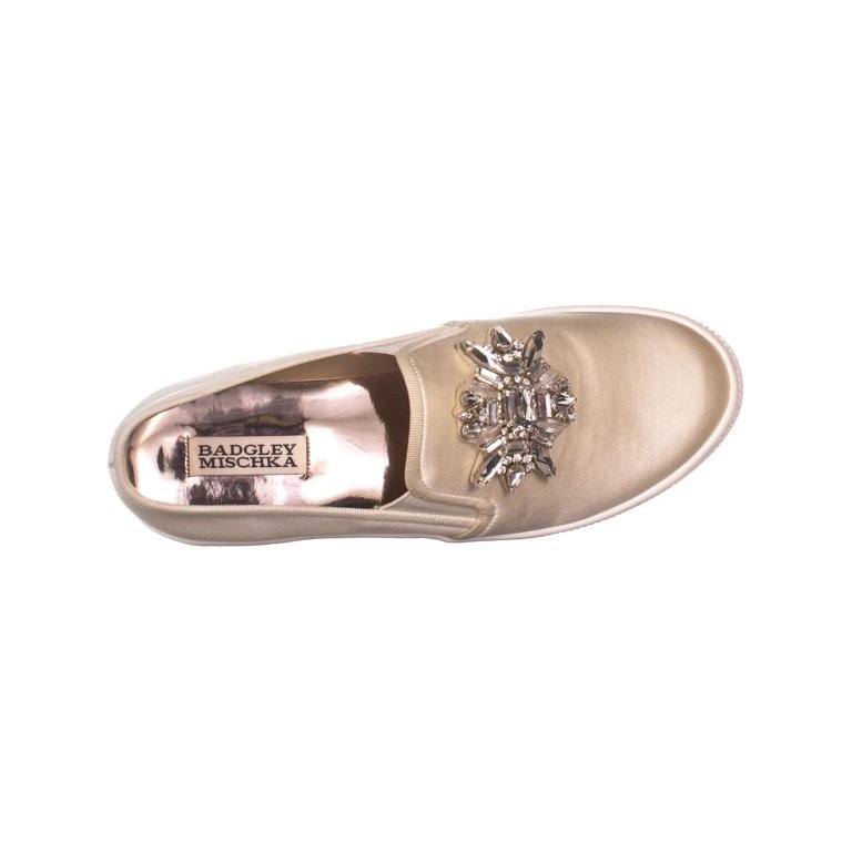 Badgley mischka discount satin sneaker