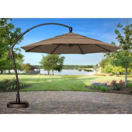 Treasure Garden 11 Ft Sunbrella Cantilever Octagon Offset Patio