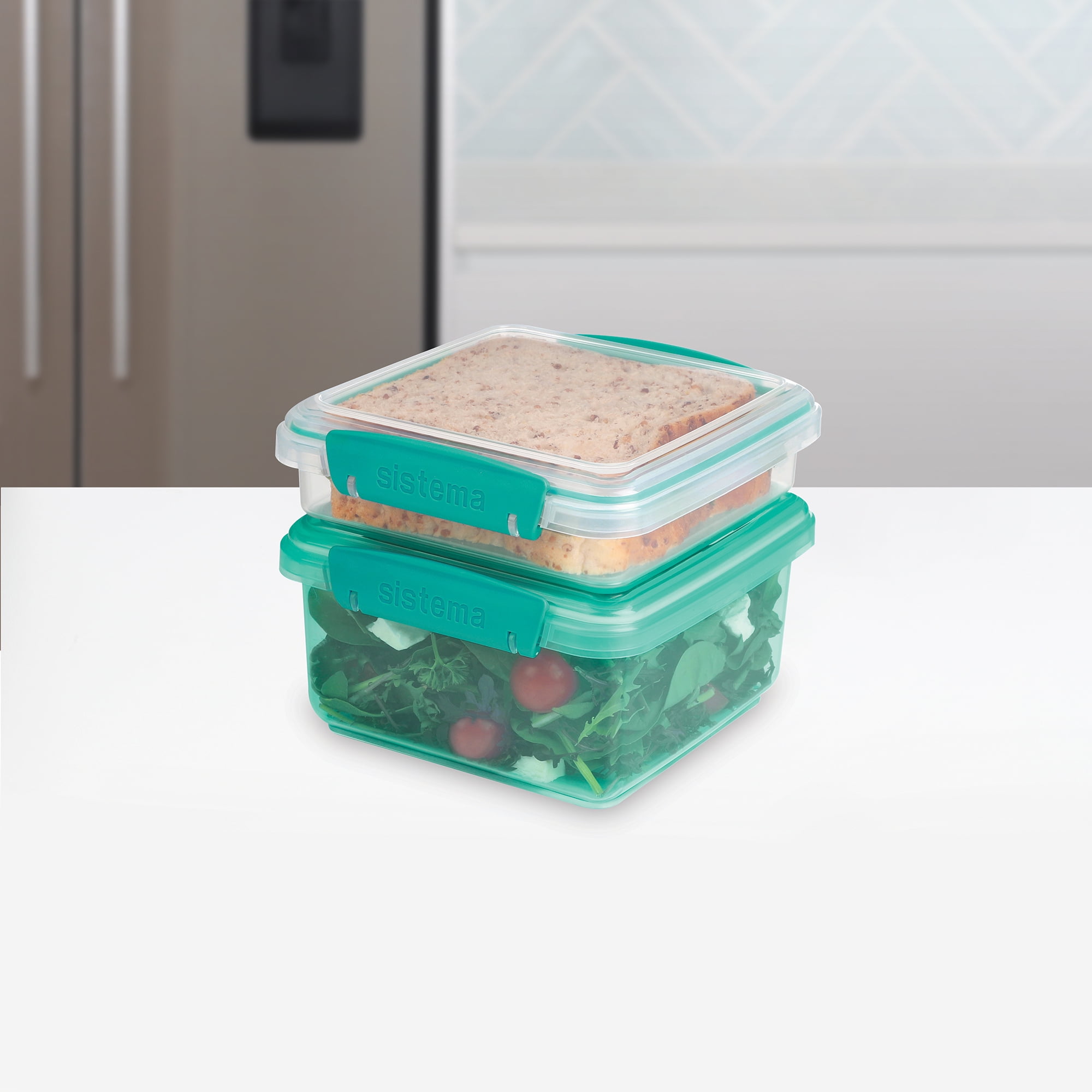 Tupperware Sandwich Keeper Plastic Food Storage Container Set