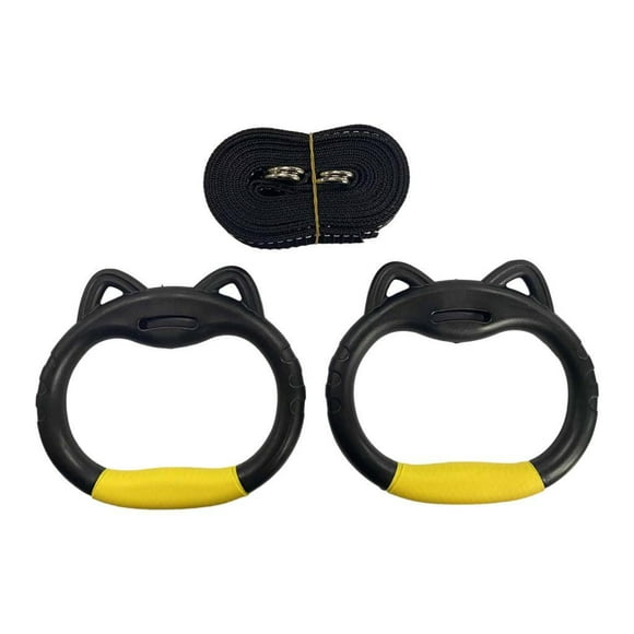 Anillos de gimnasia, anillos de gimnasio para niños, anillos de dominadas para entrenamientos de barra Horizontal, equipo de estiramiento para