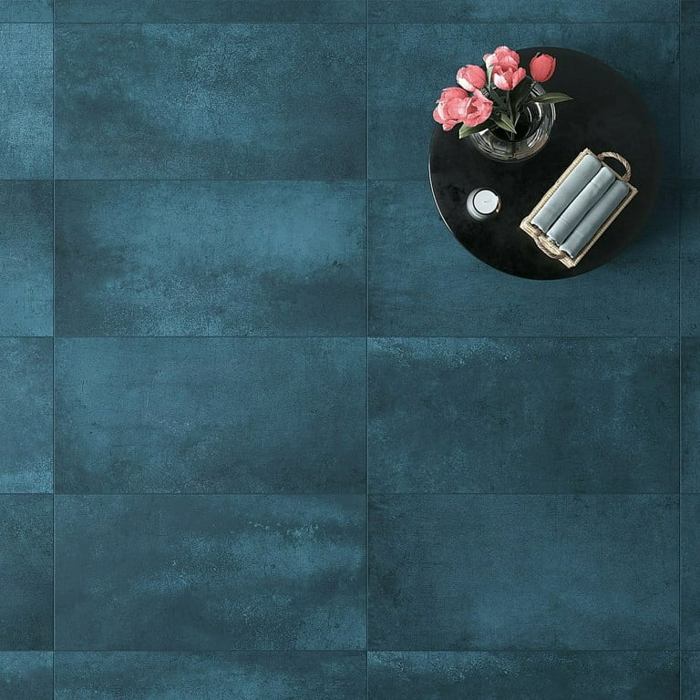 Fuse Indigo 12 in. x 24 in. Matte Porcelain Floor and Wall Tile (7 pieces, 13.56 Sq. Ft. / Case) Fuse Indigo 12 in. x 24 in. Matte Porcelain Floor and Wall Tile (7 pieces, 13.56 Sq. Ft. / Case)