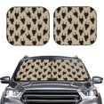 thumbnail image 2 of Windshield Sun Shade, Cute Black Dog Foldable Car Sun Shade Windshield For Front, 2 Pieces, 2 of 4