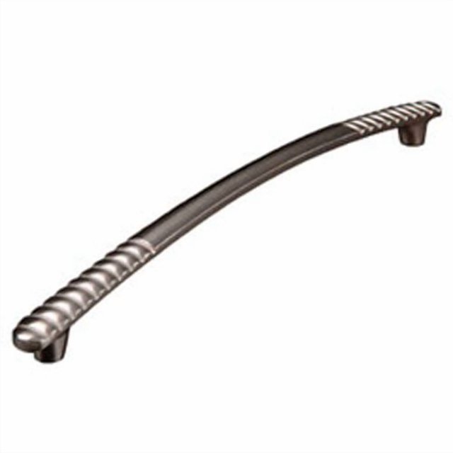 RK International RKI PN-18 C/C Polished Nickel R.K. International PH 4884 PN 18" Center Ridges @ Edge Appliance Pull