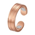 thumbnail image 2 of Openpig Clearance Pure Antique Copper Magnetic Energy Ring Creative Personalized Magnetic Open Ring, 2 of 3