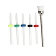 thumbnail image 3 of 6pcs Nail Drill Bit Set Professional Home Salon Ceramic Cuticle Remover Bits for Nail Artist Novice, 3 of 14