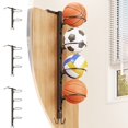 thumbnail image 1 of Sentmoon Ball Holders Basketball Holders 1pcs Multilayer Basketball Storage Rack Can Be Installed without Nails Durabled Iron Multifunctional for organizing and Storing Basketball Racks, 1 of 7