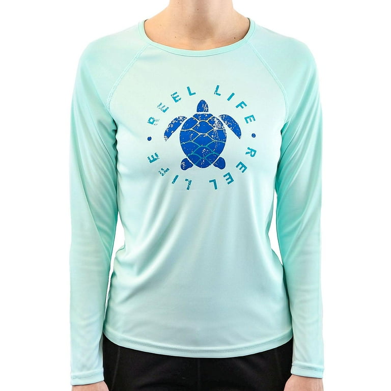 Reel Life Ladies Long Sleeve UPF 50+ UV Tee Shirt Light