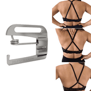 NON-SLIP Bra Clips, RacerBack Conceal Bra Straps Holder Cleavage Control by Pin Straps (2 pack)