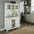 thumbnail image 5 of Homestyles Buffet of Buffets Wood Buffet with Hutch in Off White, 5 of 17