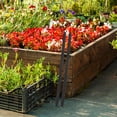 thumbnail image 1 of Dsseng 4 Pcs Deck Rail Planter Splicable Flower Stand Bracket Black, 1 of 8