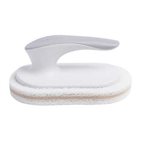 

Kitchen Cleaning Brush Bathroom Toilet Glass Wall Cleaning Brush Plastic Handle Sponge Floor Bathtub Brush Window ToiletCleaner
