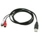 thumbnail image 4 of Cable divisor de conector USB a 2 Adaptador compuesto de audio AV para TV / PC SM SunniMix USB A Enchufe macho a RCA hembra, 4 of 8
