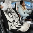 thumbnail image 2 of Garronmavis Mountains Fuzzy Car Seat Covers Polyester Comfort Washable Cars Seats Cover, 2 of 7