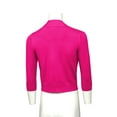 thumbnail image 4 of G-Style USA Women's 3/4 Sleeve Open Front Cropped Cardigan Sweater (S-XL), 4 of 7
