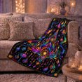 thumbnail image 6 of Lotus Star Altar with Crystals, Magical Celestial Style for Mystic Art Lovers, Rainbow Night Shrine and Housewarming Gift, Cozy Flannel Blanket for Bedroom and Meditation Room, Fantasy Home Decor, 6 of 9