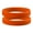 Orange, variant on Xinyolin 2 Pcs Men Women Silicone Wristbands Solid Color Sports Bracelet, Bangle Gift