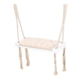 thumbnail image 2 of Asiento columpio interior,Asiento de columpio interior de madera para decoración de habitación de niños,Asiento de columpio interior de madera hecho a mano para niños,Columpio interior Beige, 2 of 9