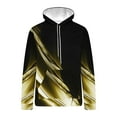 thumbnail image 5 of Mens Big and Tall Hoodies with Front Pocket Long Sleeve Pullover Sweatshirts Plus Size Gradient Printed Casual Comfort Sweatshirt Tops S-5X, 5 of 5