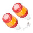 thumbnail image 1 of 2pcs Electric Scooter Handlebar Lights LED Warning Light Handlebar Plug Waterproof & Dustproof, 1 of 8