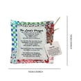 thumbnail image 4 of Colcha Oración Con Cruz en El Interior Colchas Poemas Simbolistas para Navidad Navideña (P), 4 of 4