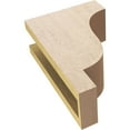 thumbnail image 6 of 4"W x 8"D x 12"H Classic Newport Rough Cedar Woodgrain TimberThane Corbel, Primed Tan, 6 of 6
