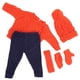 thumbnail image 4 of Traje para muñeca bebé, ropa para muñeca, suéter, pantalones, sombrero para muñeca, suéteres para muñeca, muy versátiles, 4 of 9