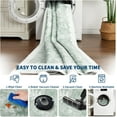 thumbnail image 3 of Memoryfield Floral Area Rugs 2' x 6' Washable, Modern Accent Carpet Indoor Mat, Stain-Resistant Floral Throw Runner, Easy to Clean, Ideal for Bedroom, Living Room, Green, 3 of 7