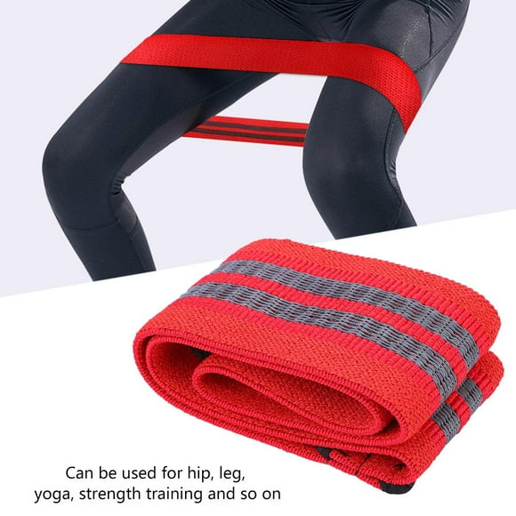 Qiilu 3 Colors Resistance Hip Glute Exercise Bands for Training Thighs Legs Fitness, Training Band, Resistance Band