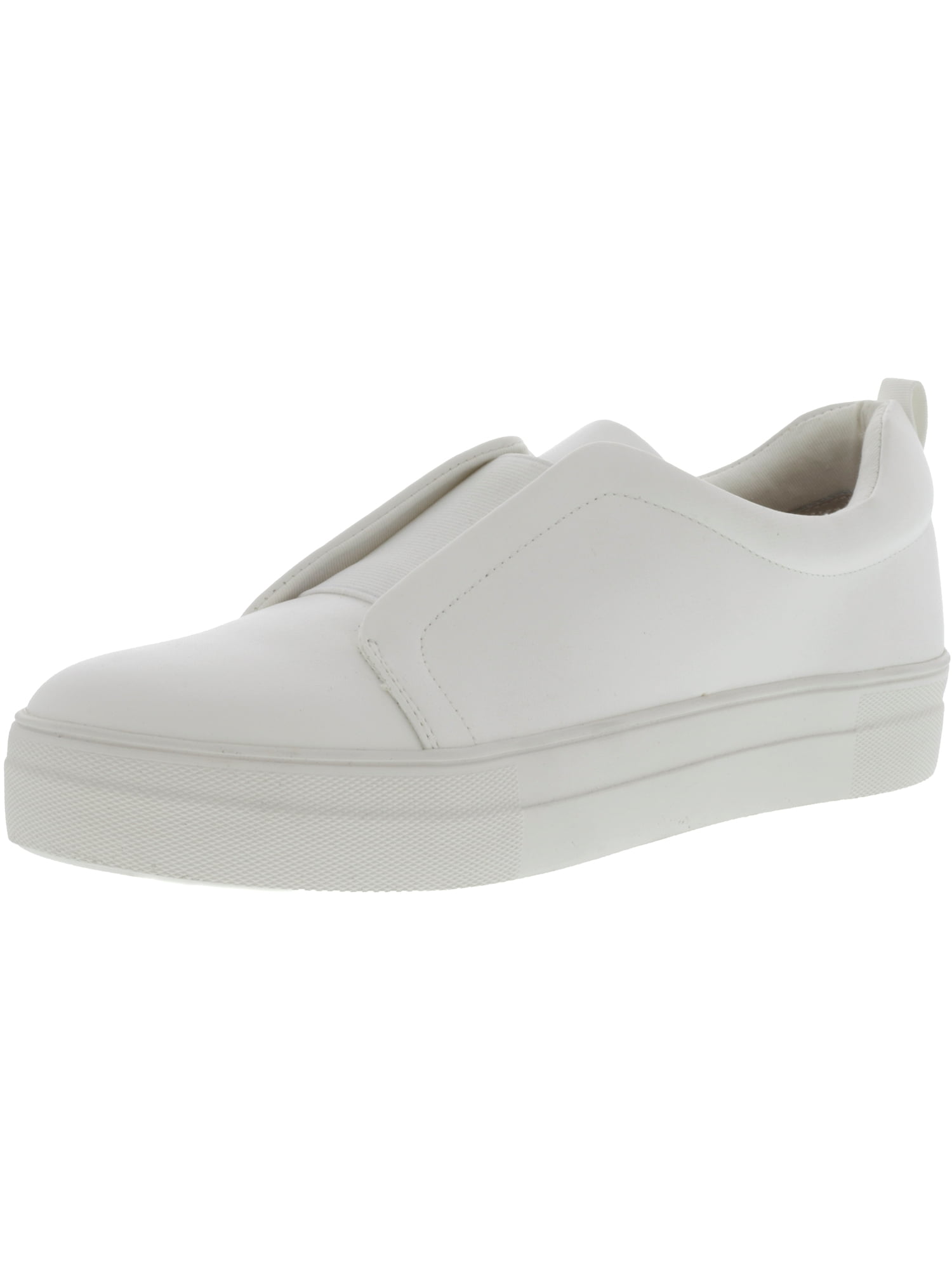 steve madden white slip ons