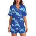 thumbnail image 1 of Sdmnsg-T Ensemble de Pyjama pour Femmes, Manches Courtes, Confortable, 2 Pcs, 1 of 4