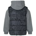 thumbnail image 5 of Marvel Avengers Iron Man Thor Captain America Zip Up Vest 2fer Jacket and Pullover FleeceHoodie Logo Toddler to Big Kid, 5 of 5