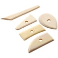 thumbnail image 4 of 5pcs Polymer Shaping Modeling Tools Clay Sculpting Tools DIY Clay Tools Scrapers, 4 of 7