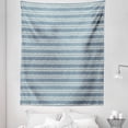 thumbnail image 1 of Modern Tapestry, Tribal Inspired Abstract Geometric Pattern of Triangles in a Line Cold Tones, Fabric Wall Hanging Decor for Bedroom Living Room Dorm, 5 Sizes, Blue Grey Ivory, by Ambesonne, 1 of 1
