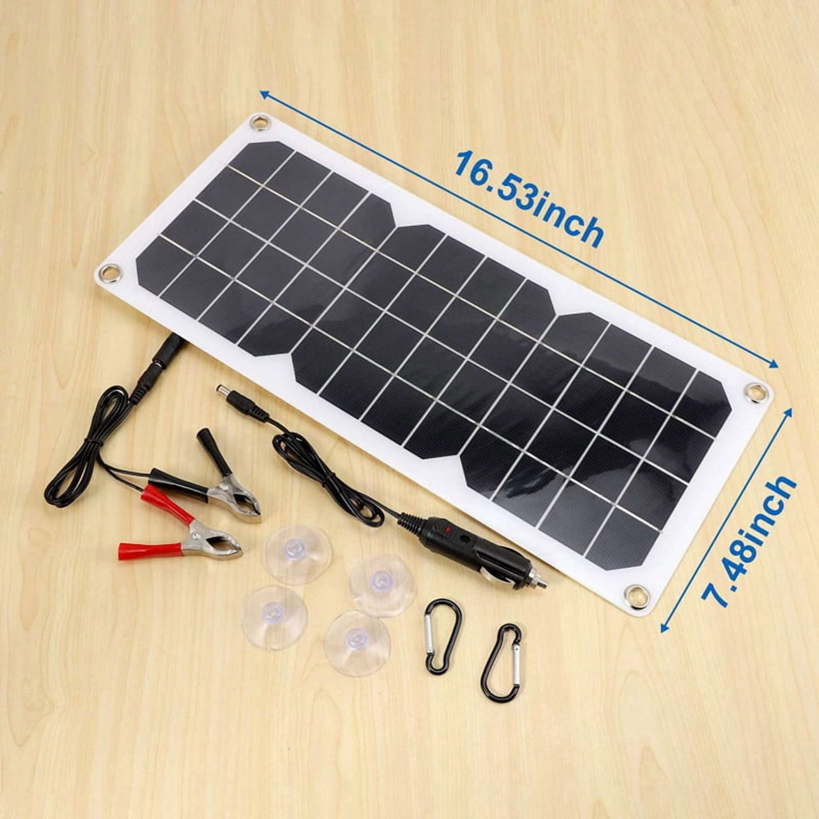 12V 30W Solar Panel Car Van Boat Caravan Trickle Portable Battery Charger Solar Charging Panel