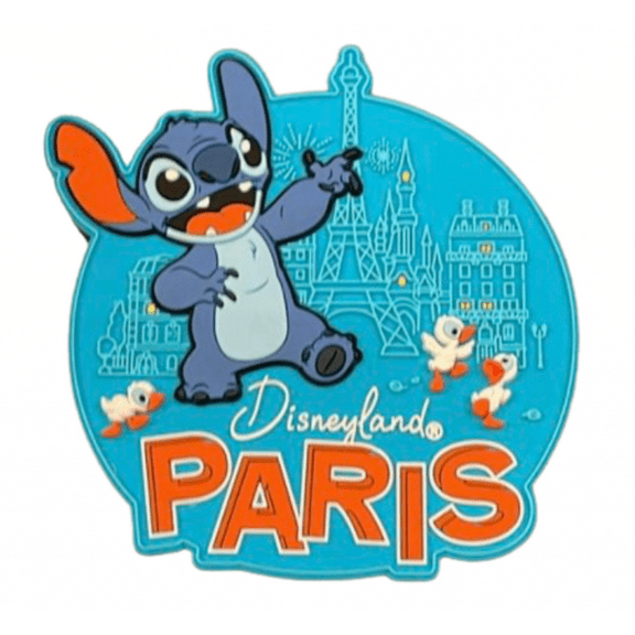 Disney Parks Disneyland Paris France Stich Eiffel Magnet New with Tag