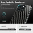 thumbnail image 2 of Magsafe Gloss Carbon & Forged Carbon Fiber TPU Phone Case for iPhone 13 Pro Max / 12 Pro Anti-fall 14 Pro Max 15ProMax Shell, 2 of 6