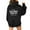 White, variant on Bmisegm Women's Letter Print Womens Hoodies IF I'm Too Much The Go Find Less Hooded Sweatshirt for Winter Beige_001 XXL