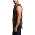 thumbnail image 2 of G-Style USA Solid Color Long Length Curved Hem Tank Top - Camo - 4X-Large, 2 of 5