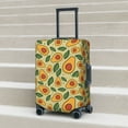 thumbnail image 2 of Lsque Leaves Avocado Printed Luggage Cover, Travel Luggage Protector,Scratch and Dirt Resistant, Fits 18-32 Inch Luggage - Medium, 2 of 9