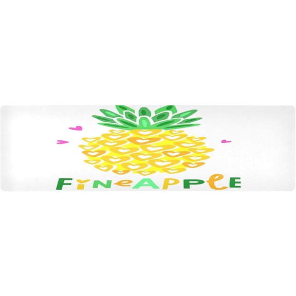 FREEAMG Cute Vector Pineapple Illustration Pot Holders Durability Trivets for Hot Pots and Pans Waterproof Table Runner Versatility Trivet Mats Table Mats