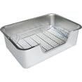 thumbnail image 2 of Stainless Steel Sifting Litter Box for Rabbit (XL), 2 of 11