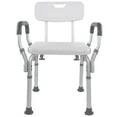 thumbnail image 4 of Vaunn Shower Chair Bath Seat with Padded Arms, Removable Back and Adjustable Legs for Bathtub Safety and Supports Weight up to 350 lbs, 4 of 7